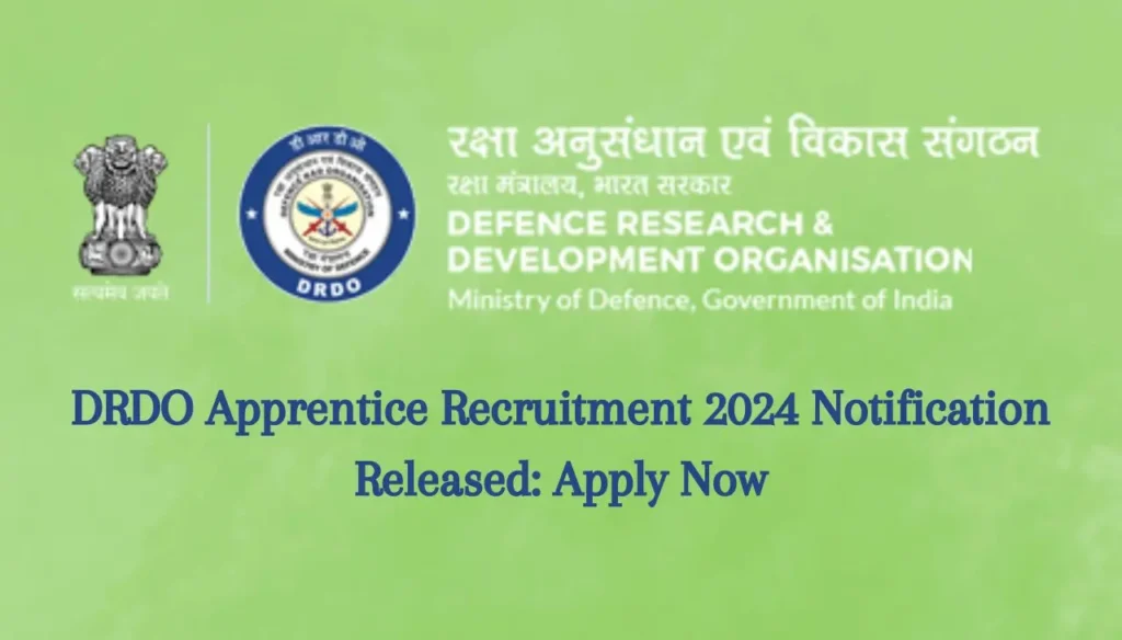 DRDO Apprentice Recruitment