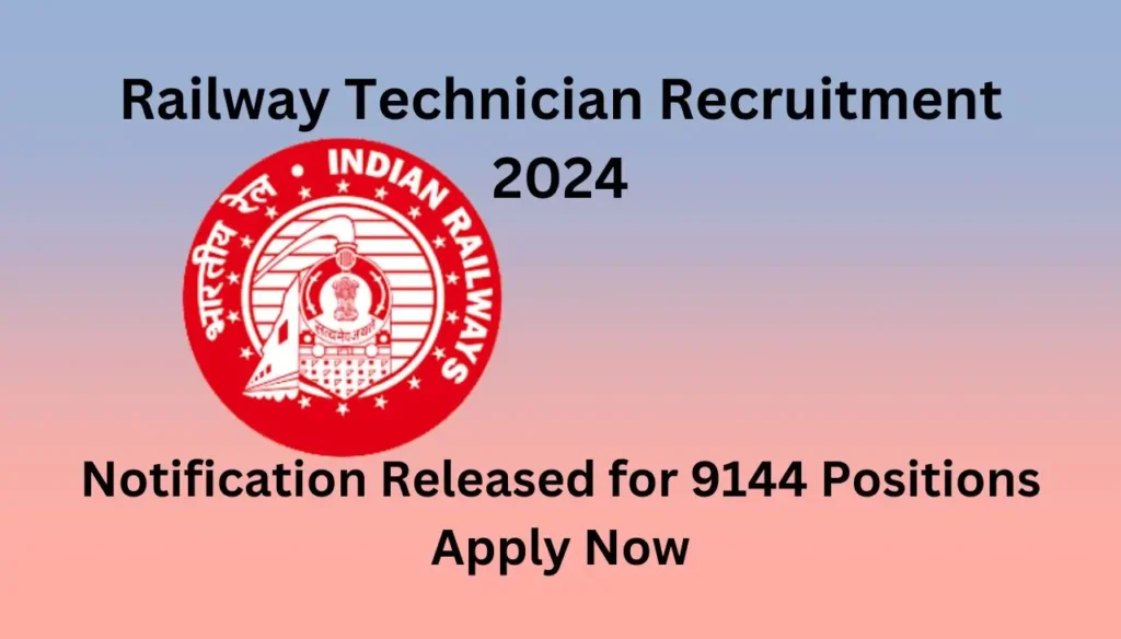 Railway Technician vacancy 2024