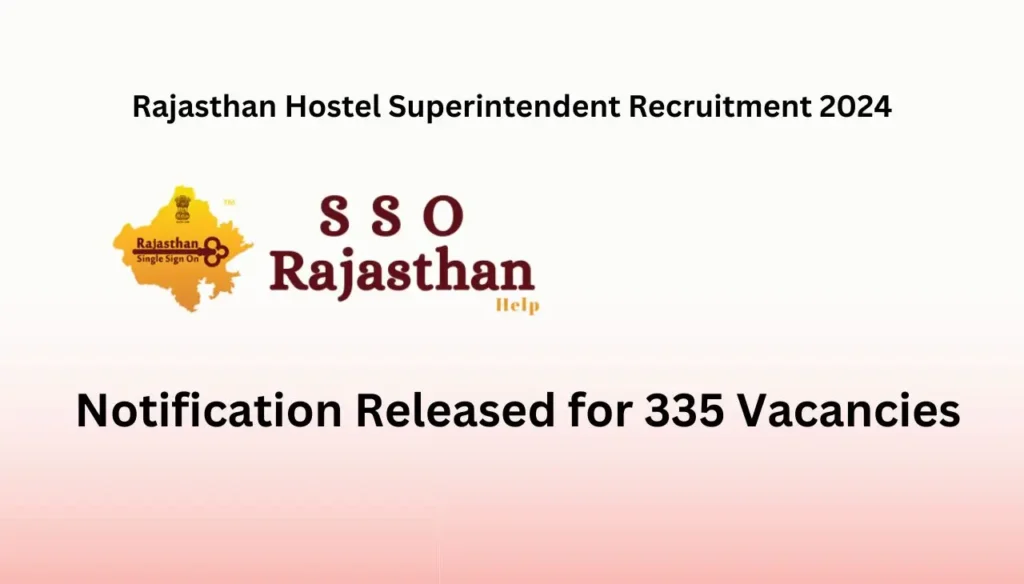 Rajasthan Hostel Superintendent